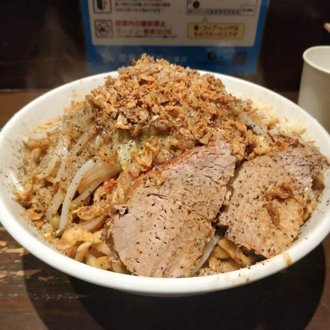 名古屋市天白区 ラーメン二郎 二郎系 歴史を刻め八事店 汁なし ニンニクアブラ 豚