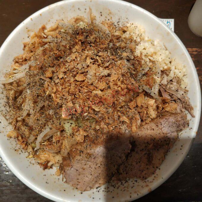 名古屋市天白区 ラーメン二郎 二郎系 歴史を刻め八事店 汁なし ニンニクアブラ 豚