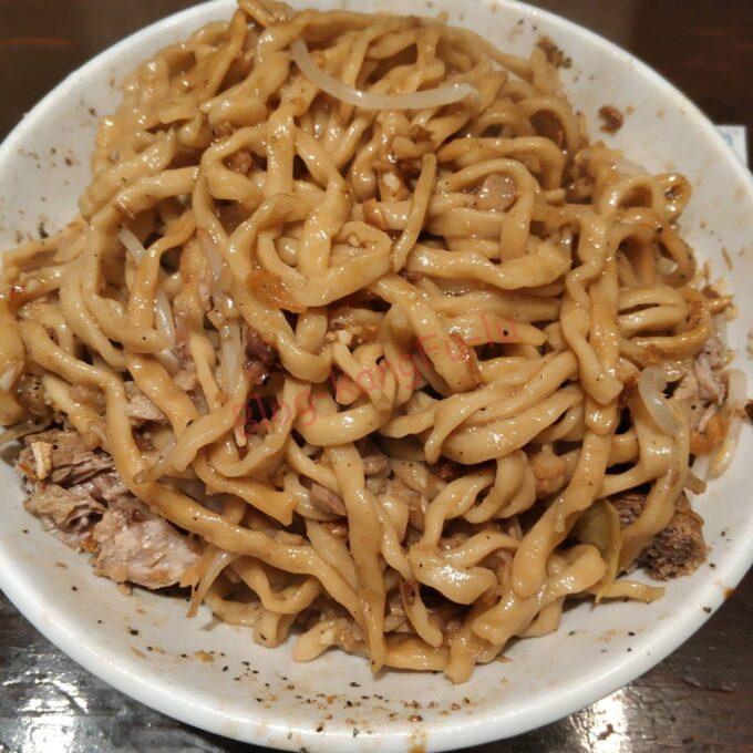 名古屋市天白区 ラーメン二郎 二郎系 歴史を刻め八事店 汁なし ニンニクアブラ 豚