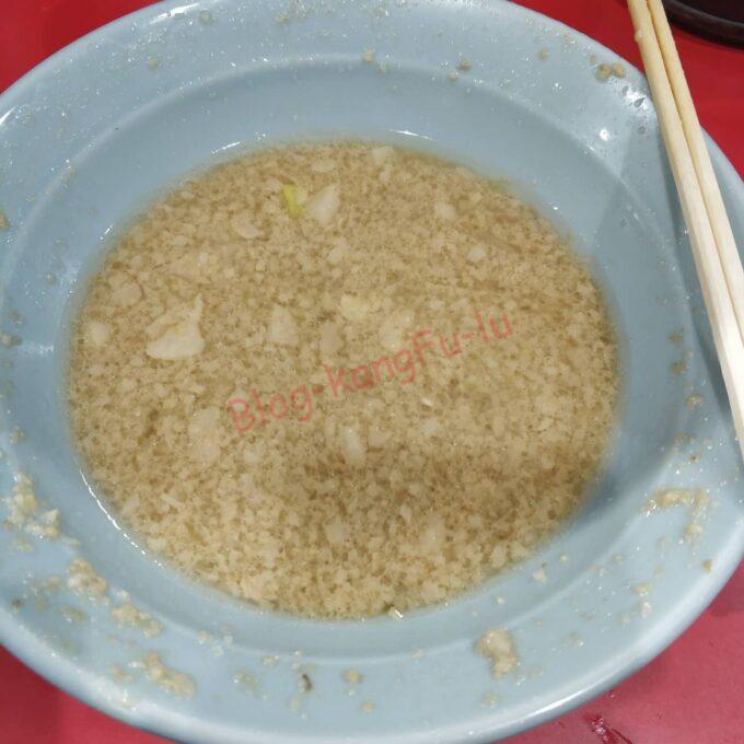 名古屋伏見 二郎系 ラーメン大名古屋店 薄口 ニンニク アブラカタマリ 豚 煮卵 ラーメン二郎