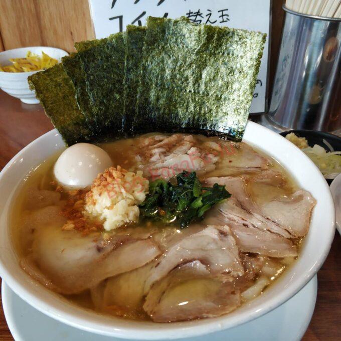 名古屋丸の内 ラーメン二郎 肉うどんさんすけ 家系うどん ニンニク アブラ コイメ チーユ のりまし ライス