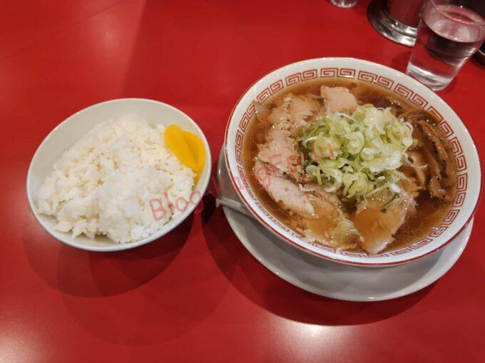 名古屋市昭和区 ラーメン荒畑 ちゃん系 ネギ ライス