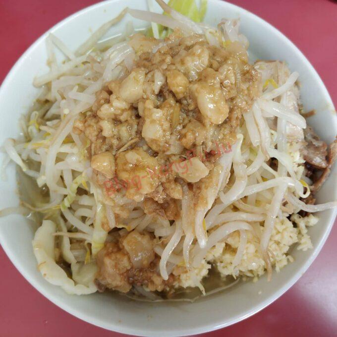 東京都江戸川区 ラーメン二郎小岩店 ニンニク アブラ ヤサイ 豚