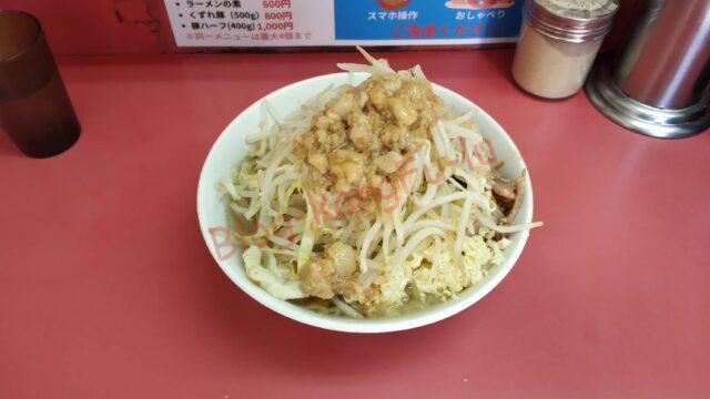 東京都江戸川区 ラーメン二郎小岩店 ニンニク アブラ ヤサイ 豚