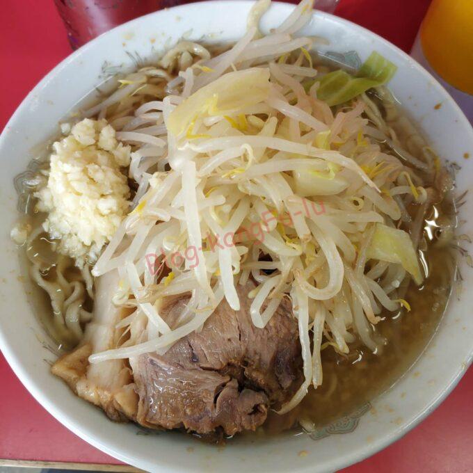 東京都港区 ラーメン二郎三田本店 ニンニク アブラ ヤサイ 豚