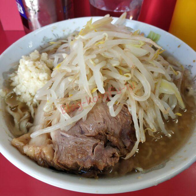 東京都港区 ラーメン二郎三田本店 ニンニク アブラ ヤサイ 豚