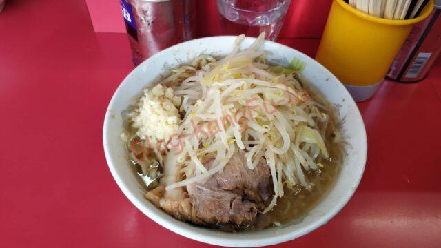 東京都港区 ラーメン二郎三田本店 ニンニク アブラ ヤサイ 豚