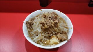 名古屋市東区 ラーメン二郎 名古屋大曽根店 ニンニク アブラ 豚 ナゴヤドーム