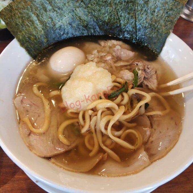 名古屋丸の内 二郎系 肉うどんさんすけ ニンニク アブラ 家系うどん モーニング