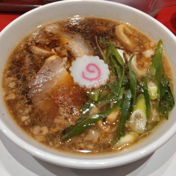 大阪心斎橋 カドヤ食堂クリスタ長堀橋店 つけそば 大盛 麺線