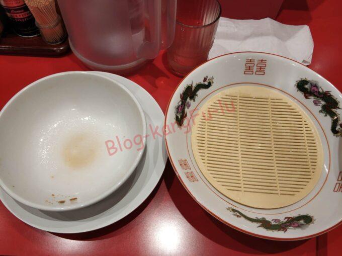 大阪心斎橋 カドヤ食堂クリスタ長堀橋店 つけそば 大盛 麺線