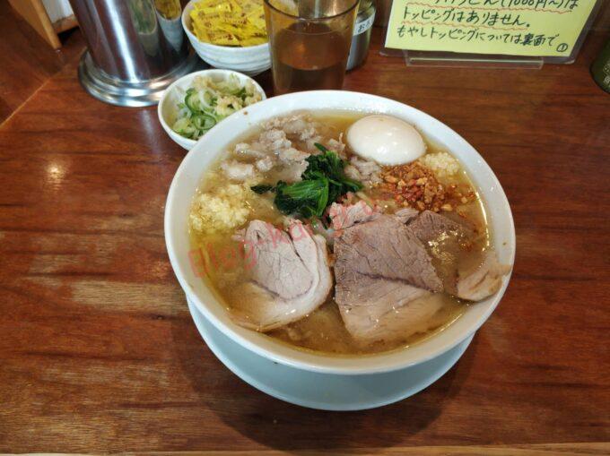 名古屋丸の内 肉うどんさんすけ 二郎系 ラーメン二郎 家系うどん ニンニク アブラ チーユ 鶏油