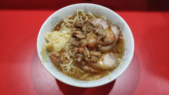 名古屋市東区 ラーメン二郎 名古屋大曽根店 ニンニク アブラ 豚 ナゴヤドーム