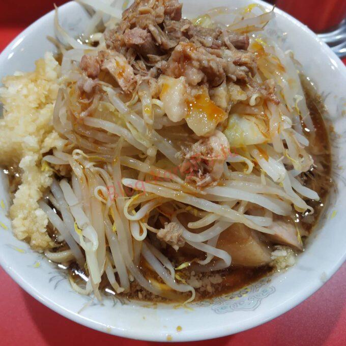 名古屋市東区 ラーメン二郎 名古屋大曽根店 ニンニク アブラ 豚 ナゴヤドーム