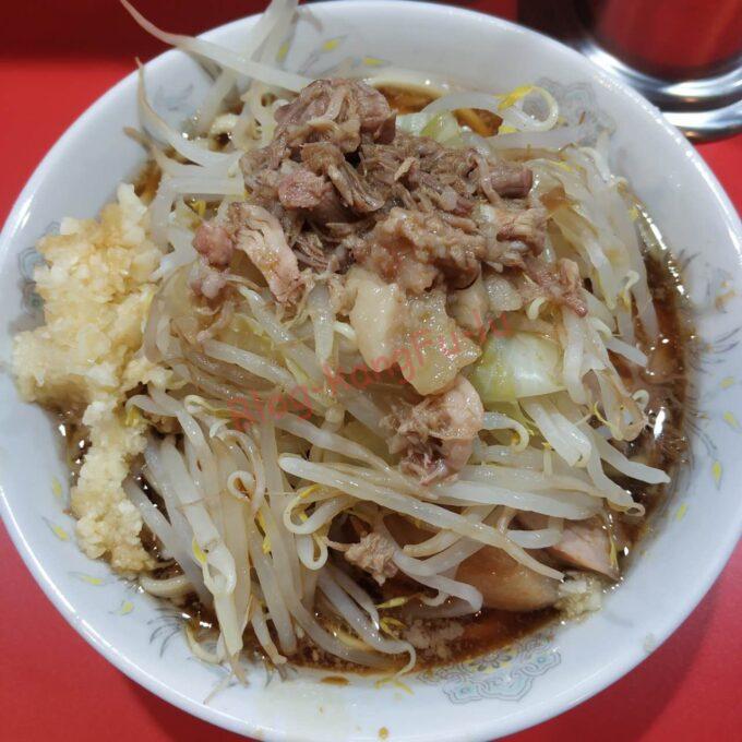名古屋市東区 ラーメン二郎 名古屋大曽根店 ニンニク アブラ 豚 ナゴヤドーム