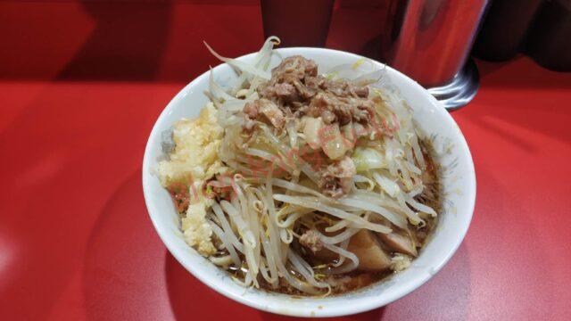名古屋市東区 ラーメン二郎 名古屋大曽根店 ニンニク アブラ 豚 ナゴヤドーム