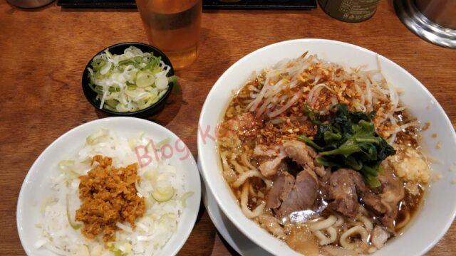 名古屋丸の内 肉うどんさんすけ 二郎系 ラーメン二郎 大人のさんすけうどん ニンニク コイメ 豚