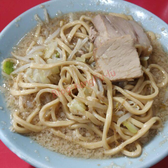 名古屋伏見 ラーメン大名古屋店 二郎系 ニンニク アブラ カラメ 豚