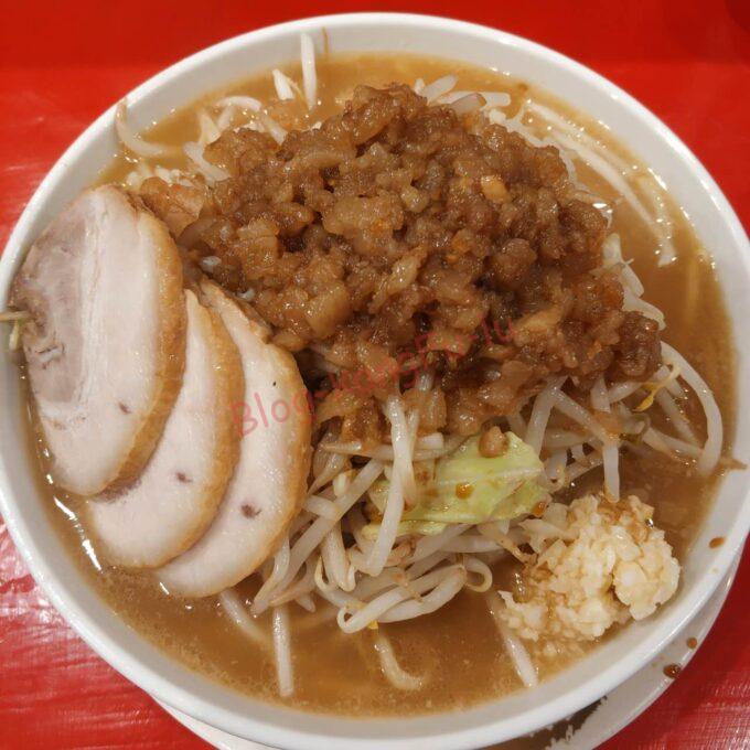 名古屋市昭和区 ラーメン豚郎マシマシ八事店 ニンニク アブラ