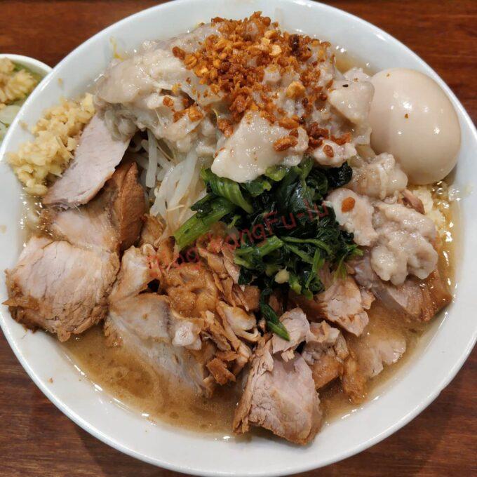 名古屋伏見 肉うどんさんすけ ニンニク アブラ 豚 大人のさんすけうどん