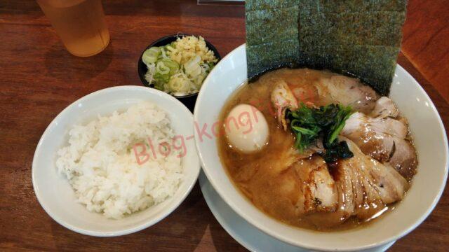 名古屋丸の内 肉うどんさんすけ 家系うどん ニンニク アブラ コイメ 替玉 二郎系